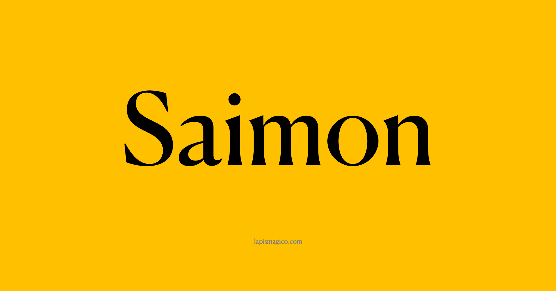Nome Saimon