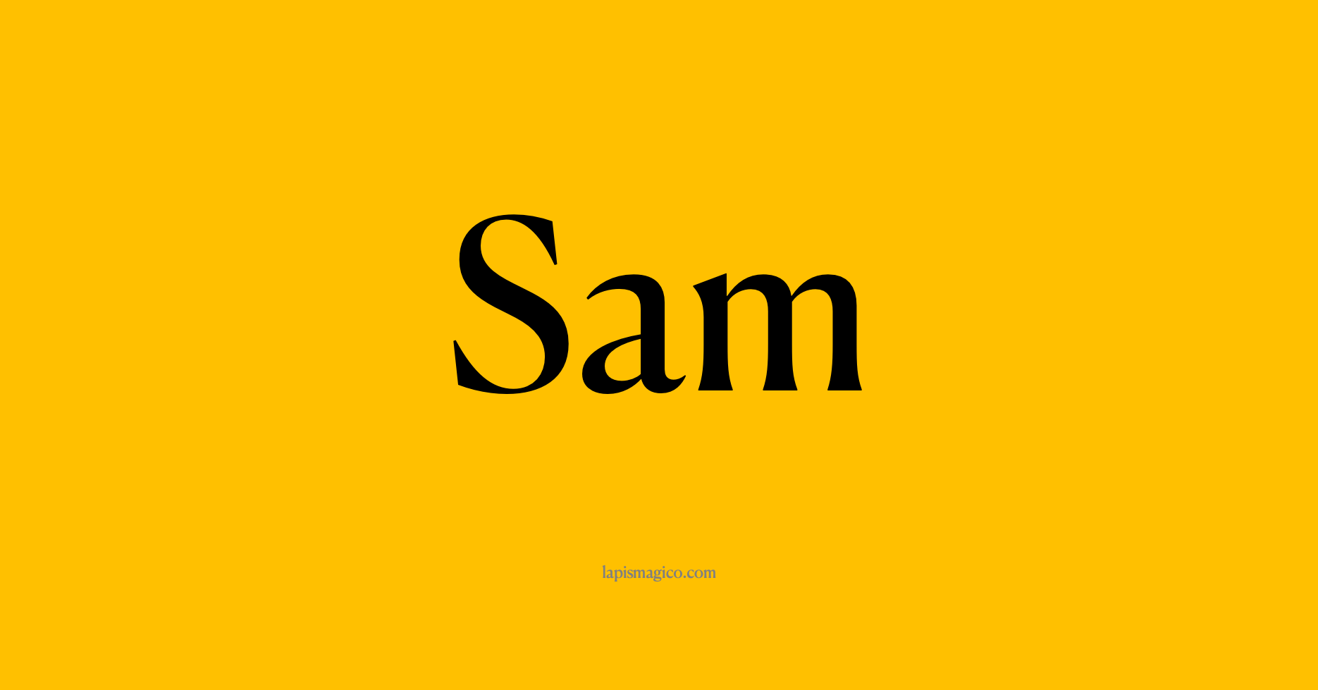 Nome Sam
