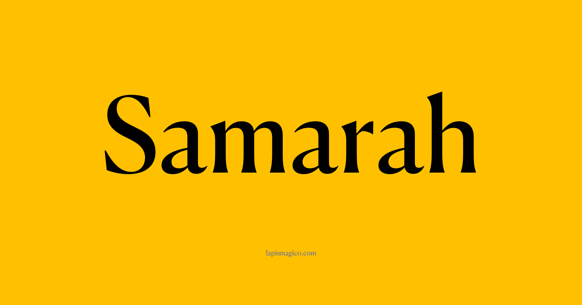 Nome Samarah