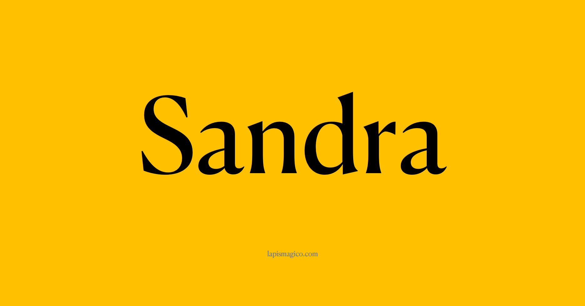 Nome Sandra