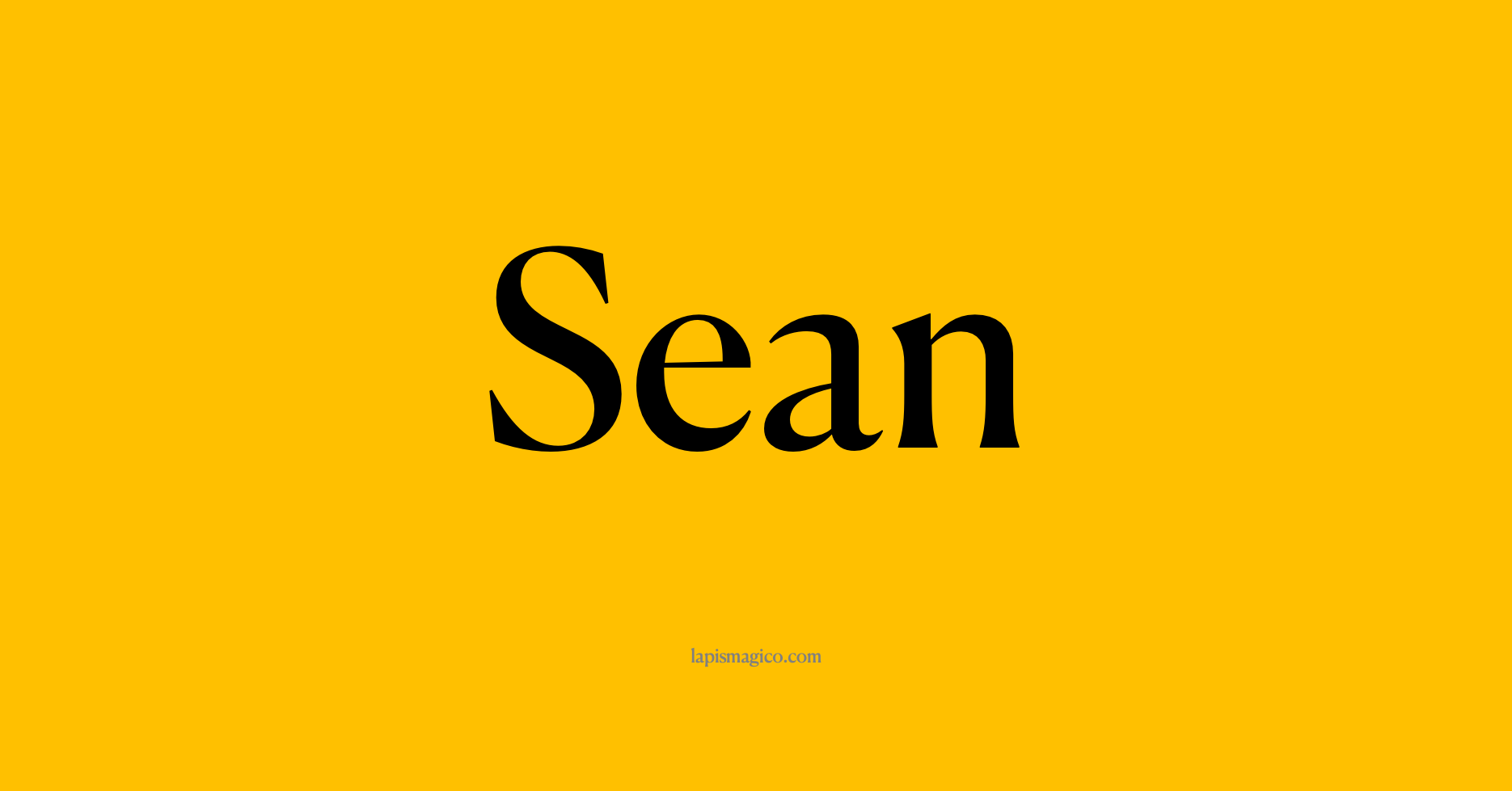 Nome Sean