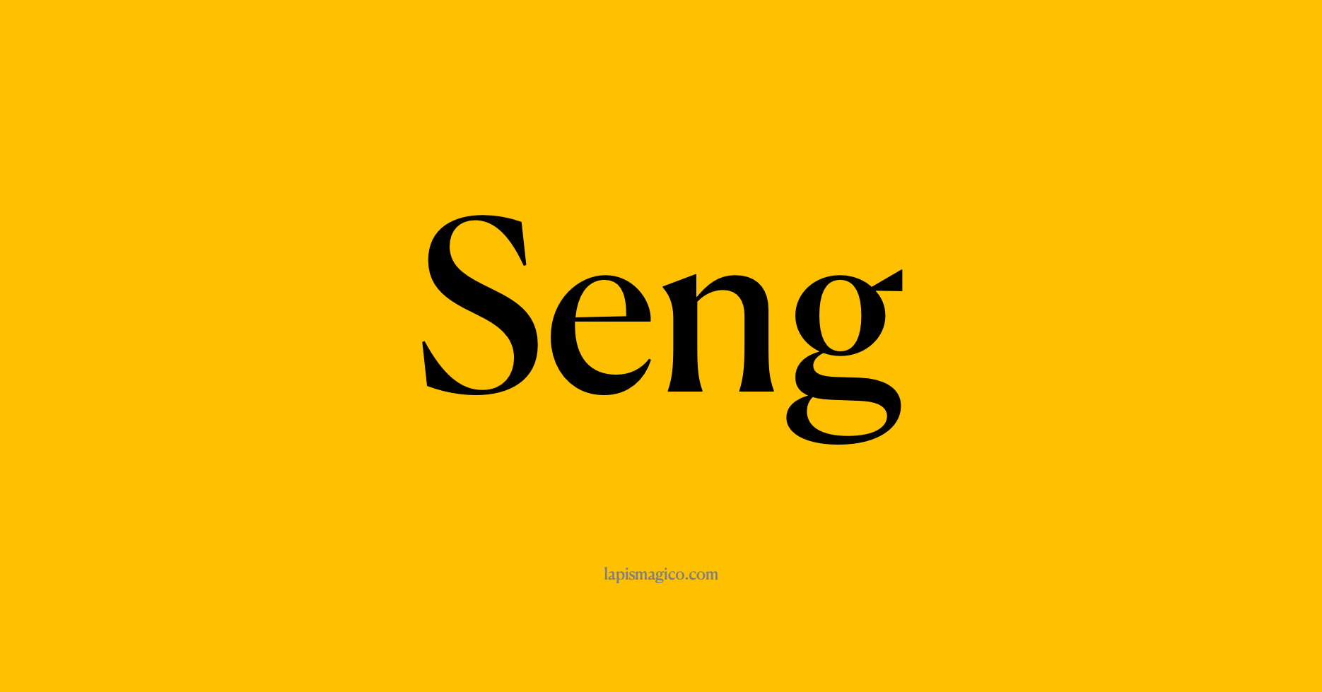 Nome Seng