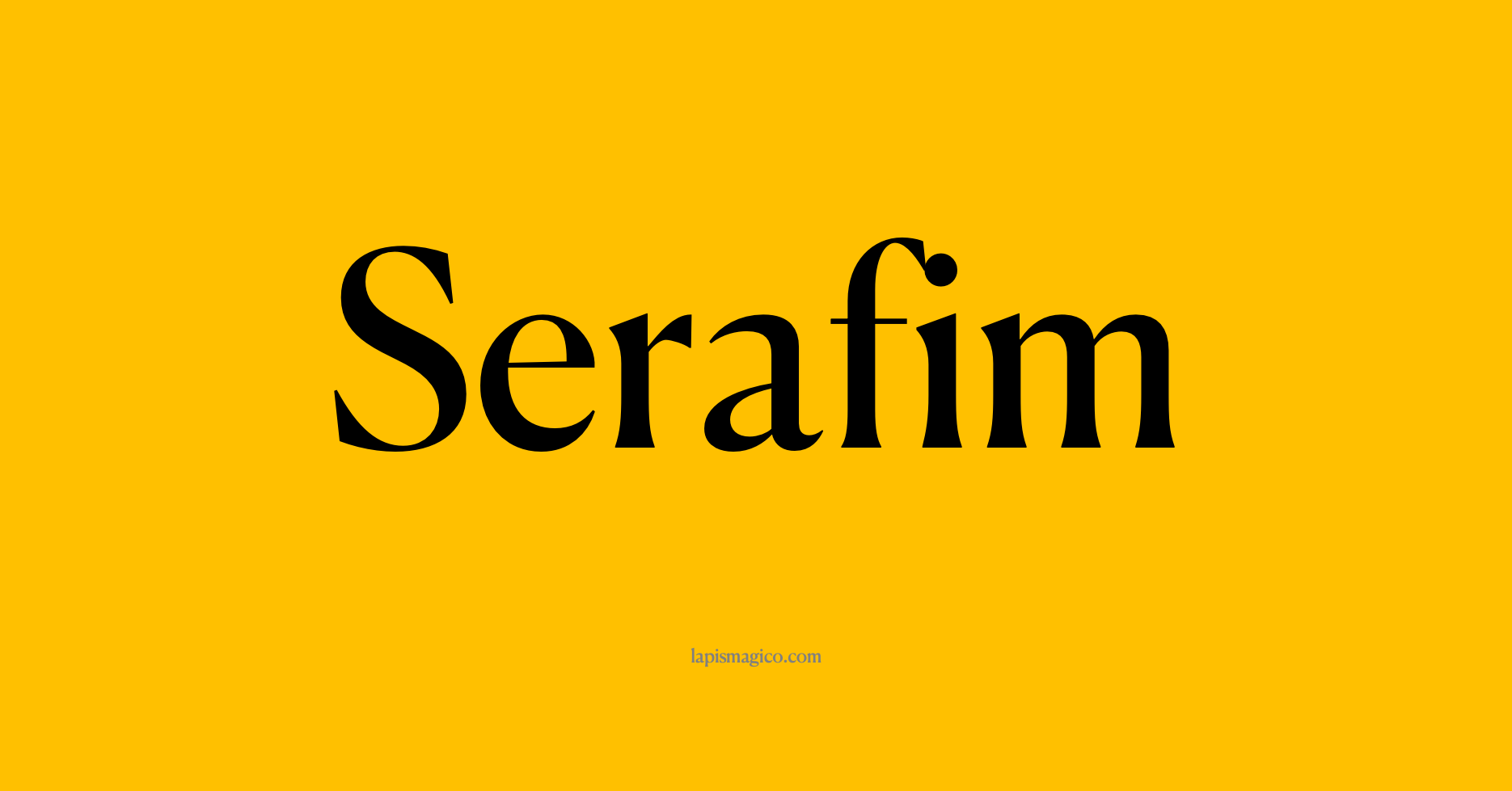 Nome Serafim