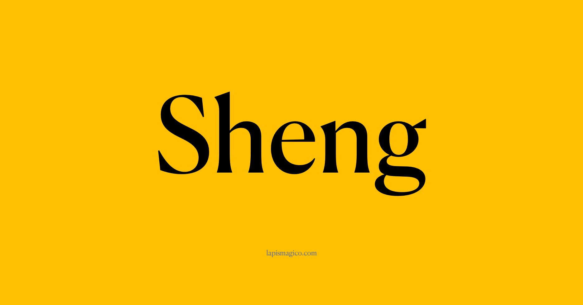 Nome Sheng