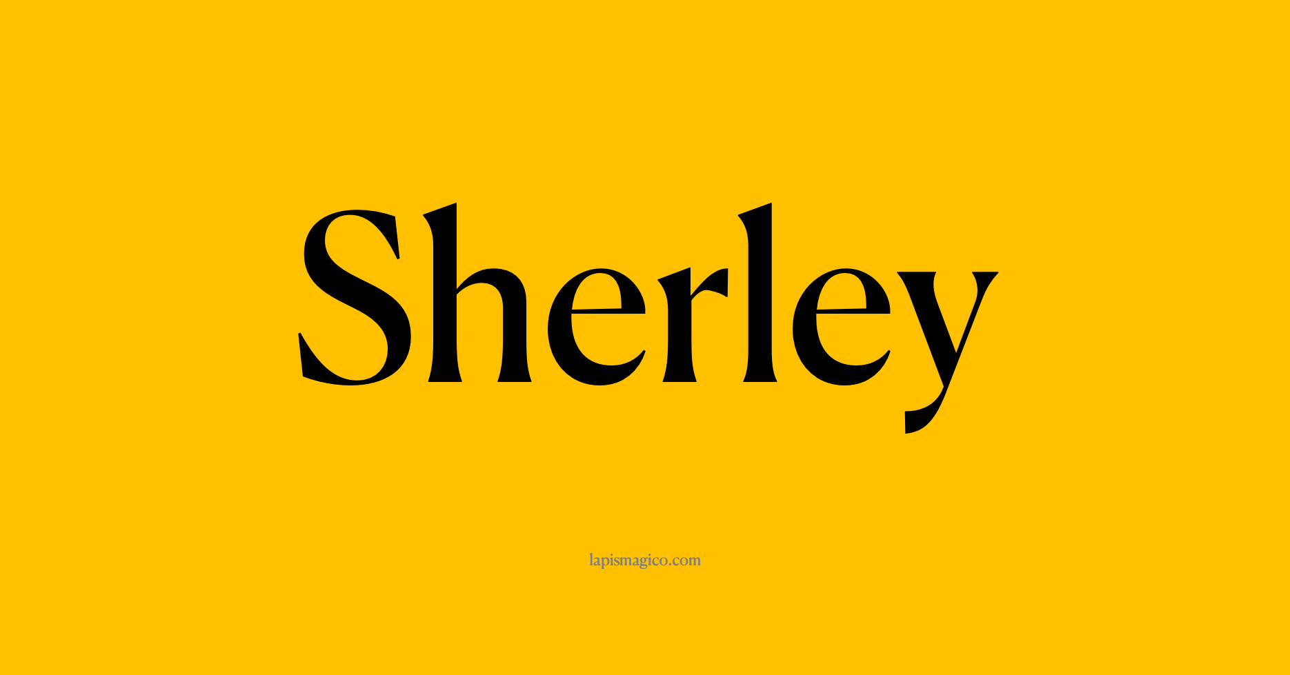Nome Sherley