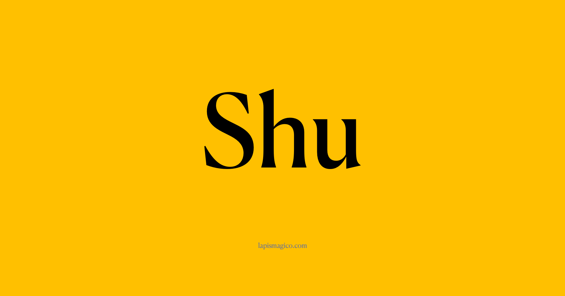 Nome Shu