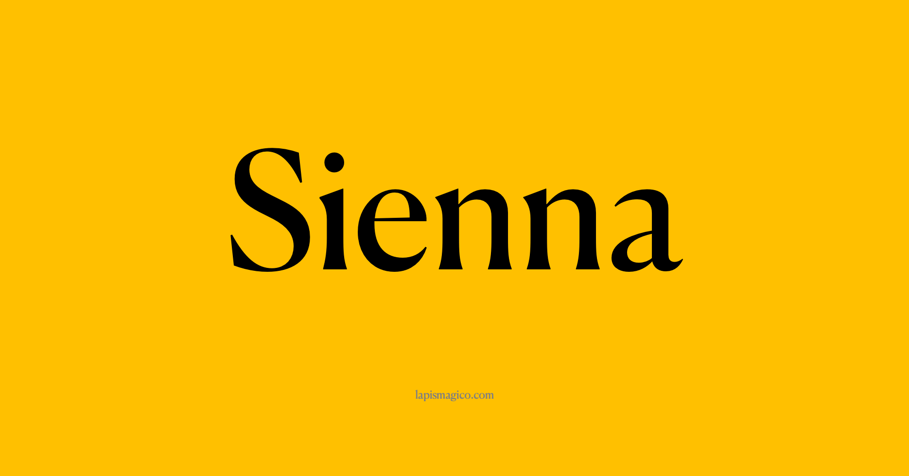 Nome Sienna