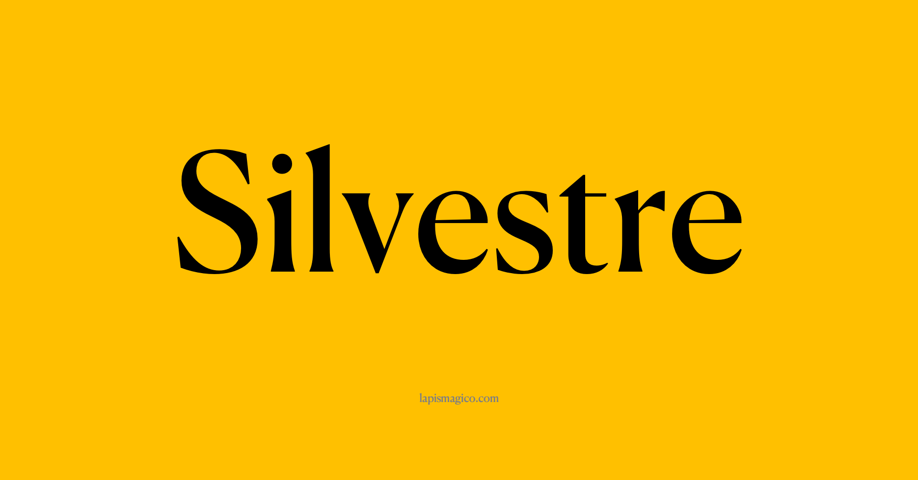 Nome Silvestre