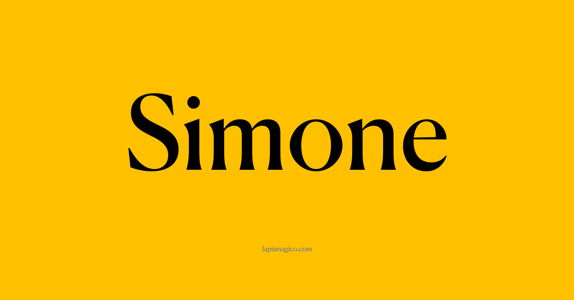 Nome Simone