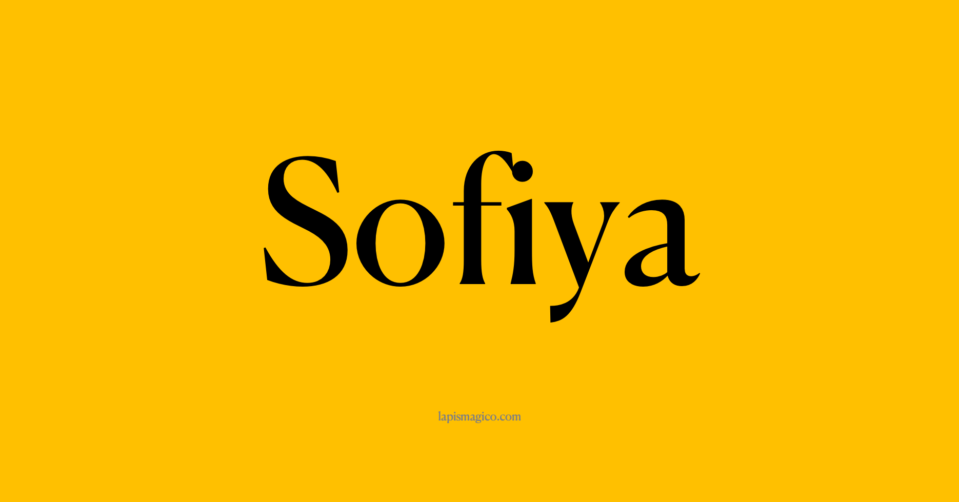 Nome Sofiya