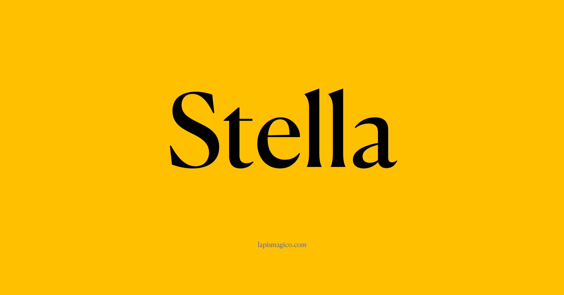 Nome Stella