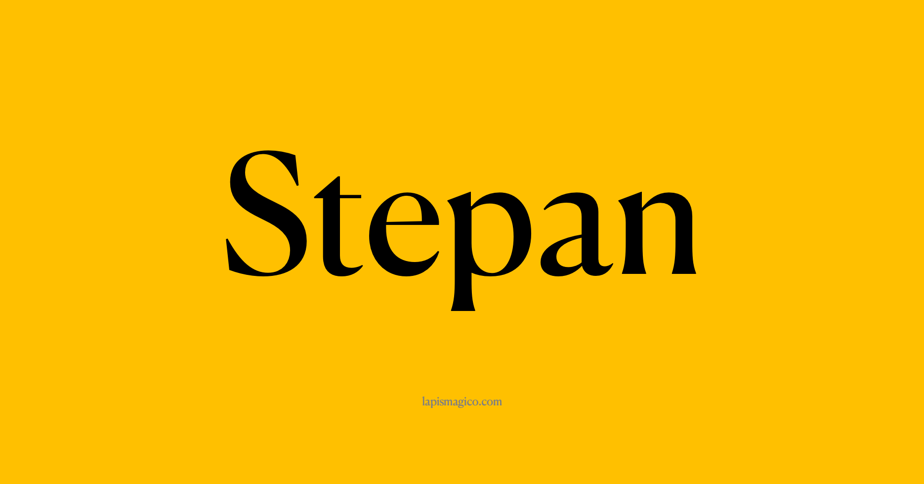 Nome Stepan