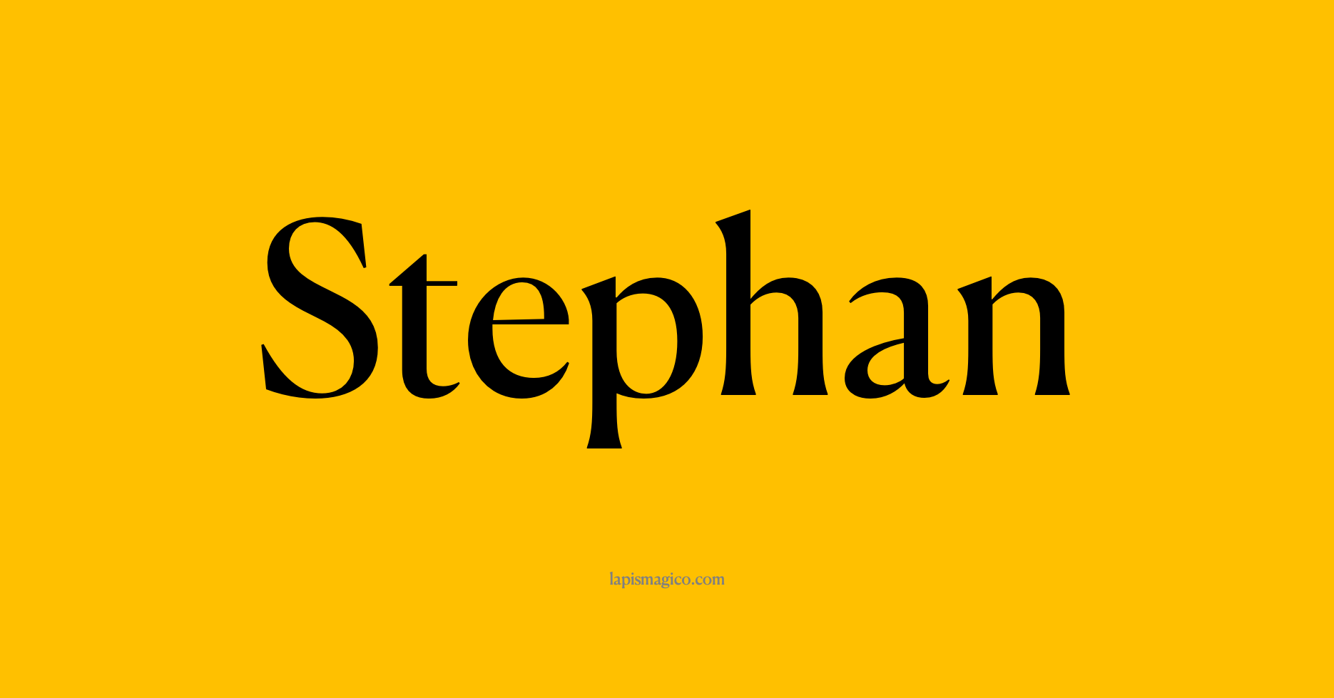 Nome Stephan