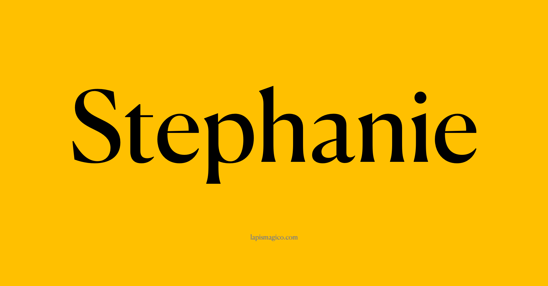 Nome Stephanie