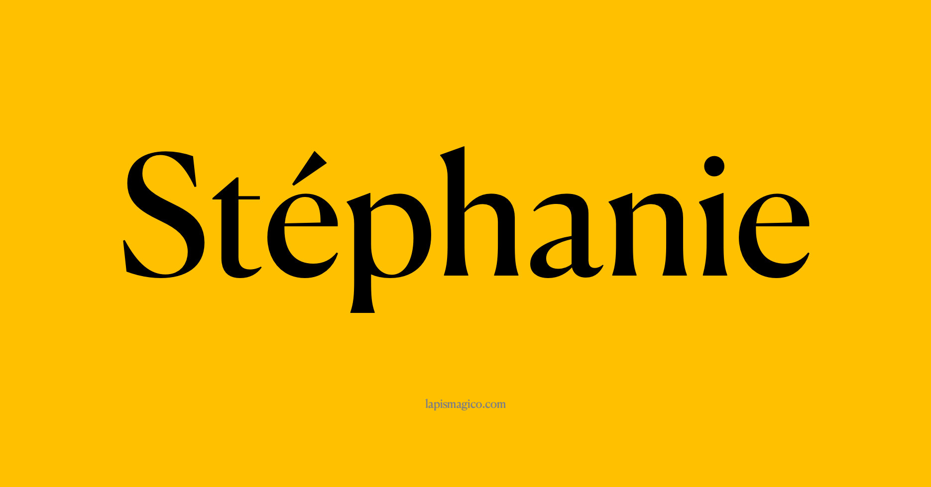 Nome Stéphanie