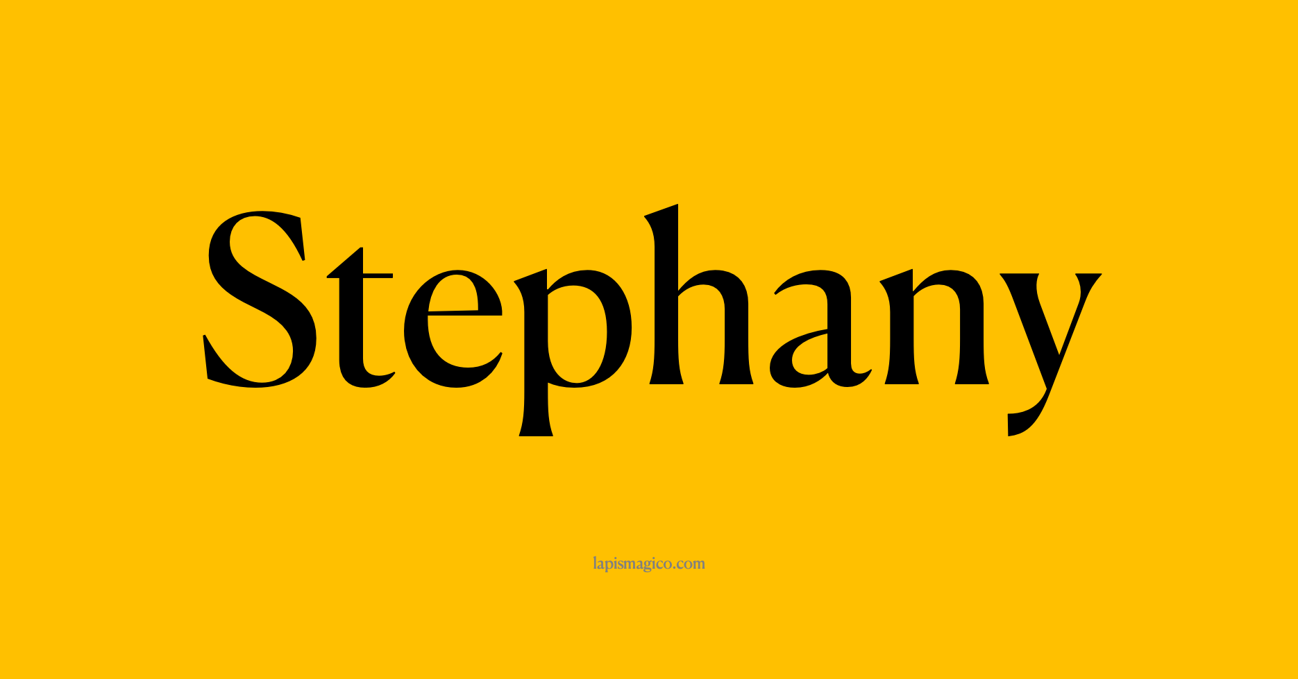 Nome Stephany