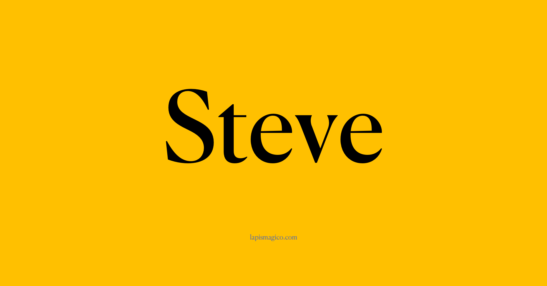 Nome Steve