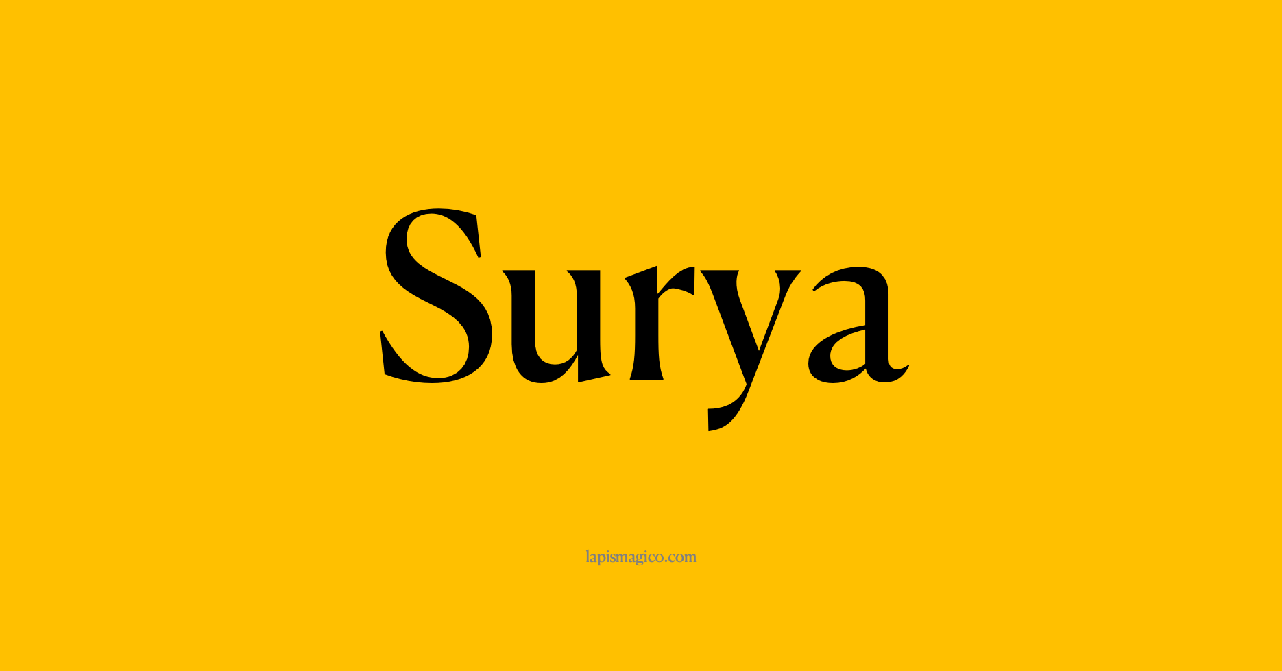 Nome Surya