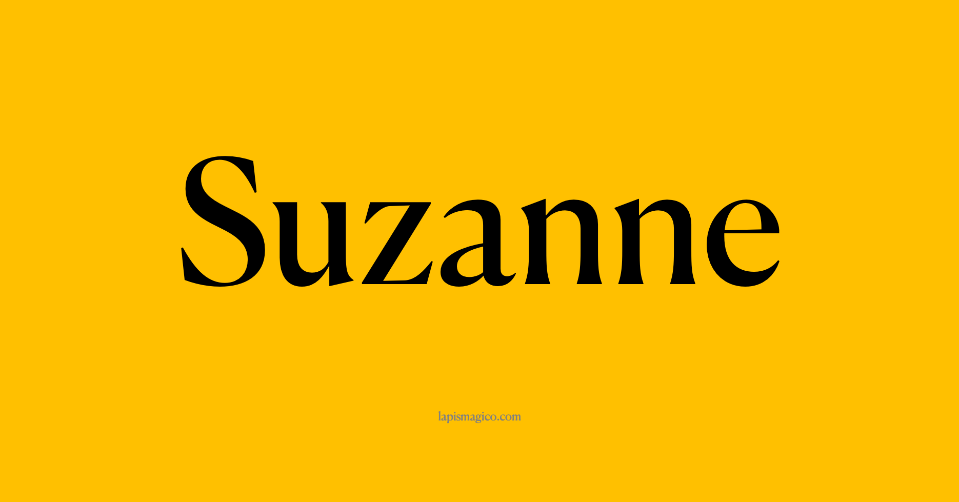 Nome Suzanne