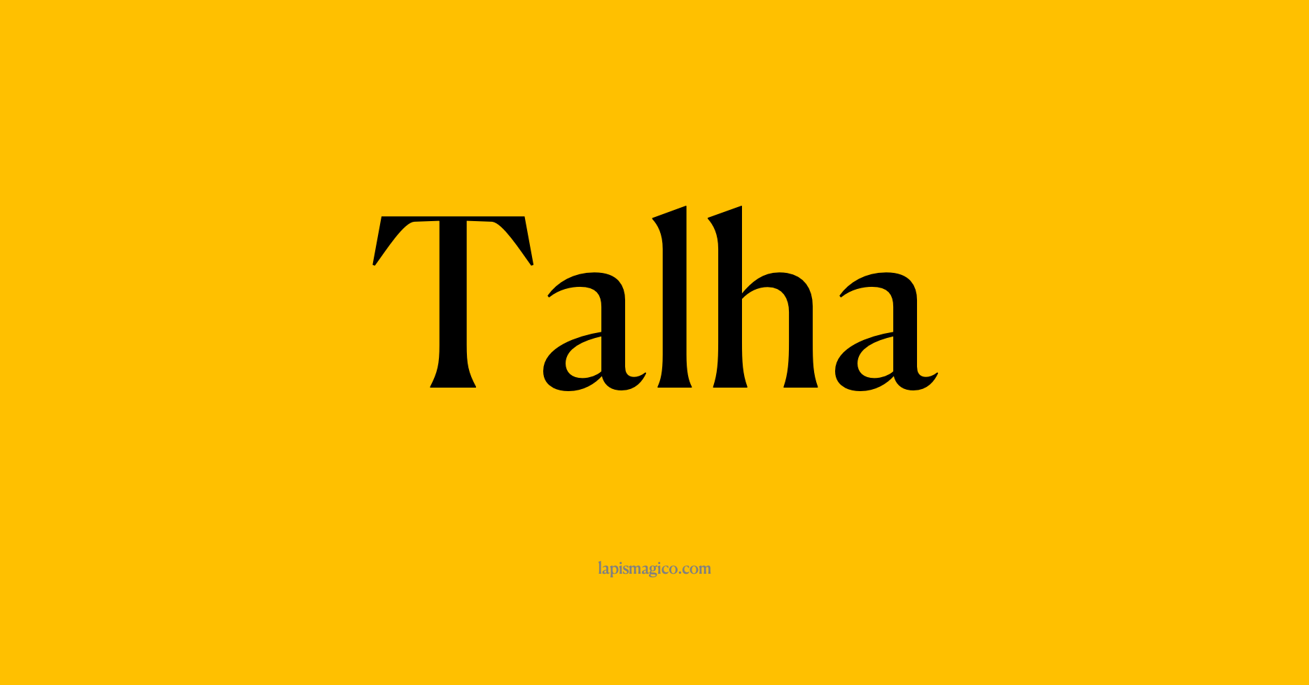 Nome Talha