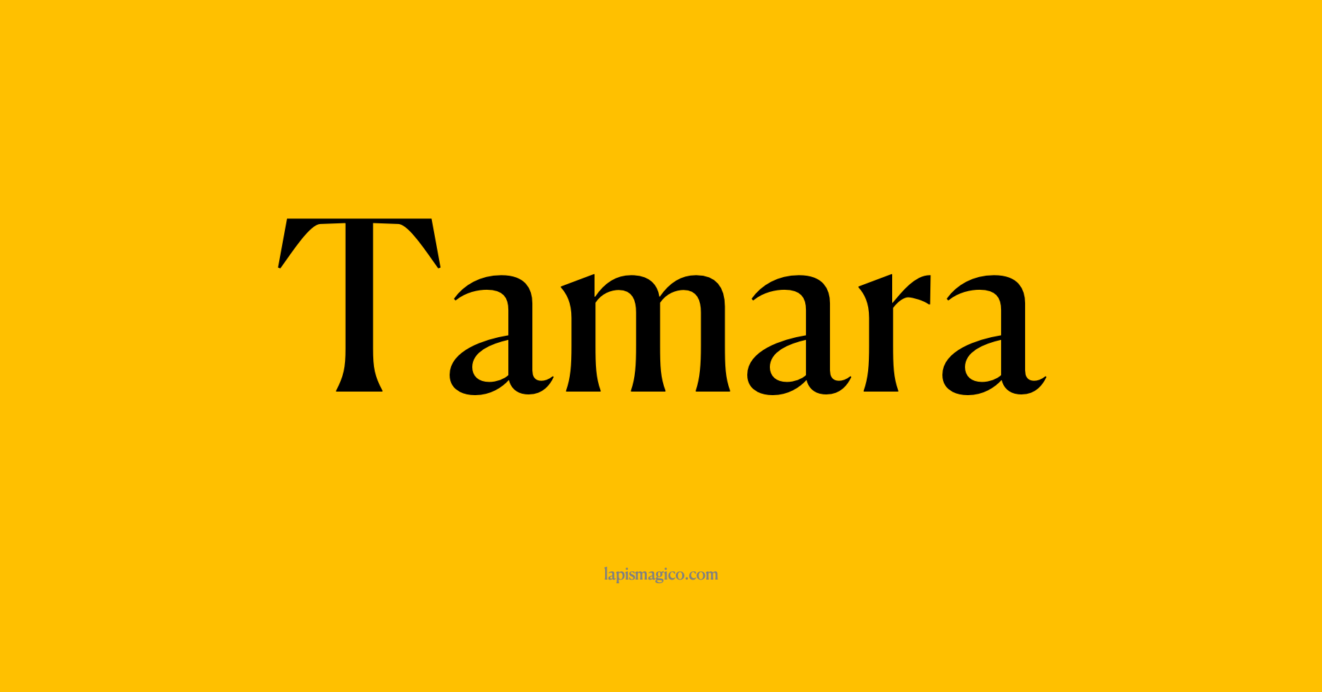 Nome Tamara