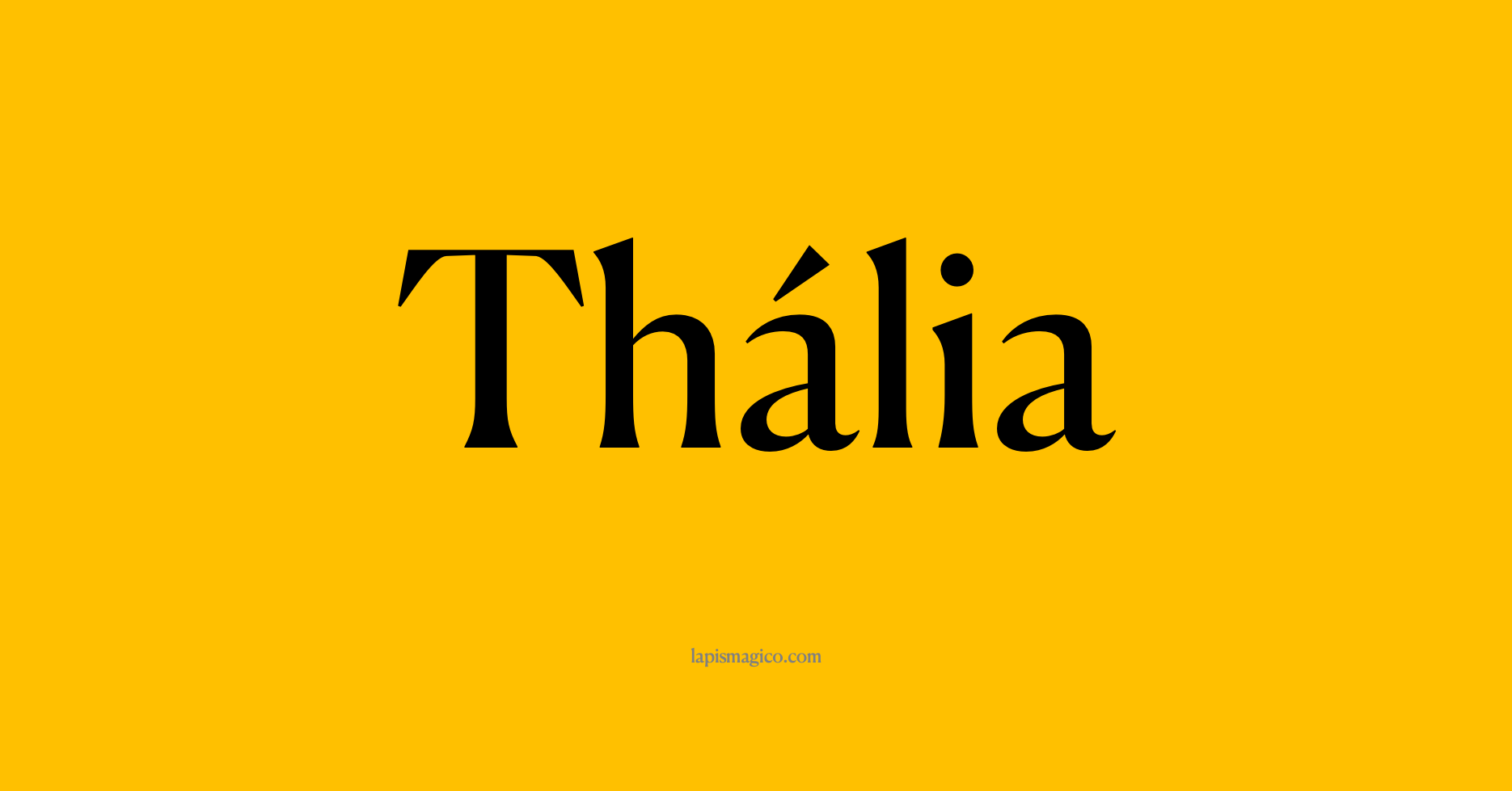 Nome Thália