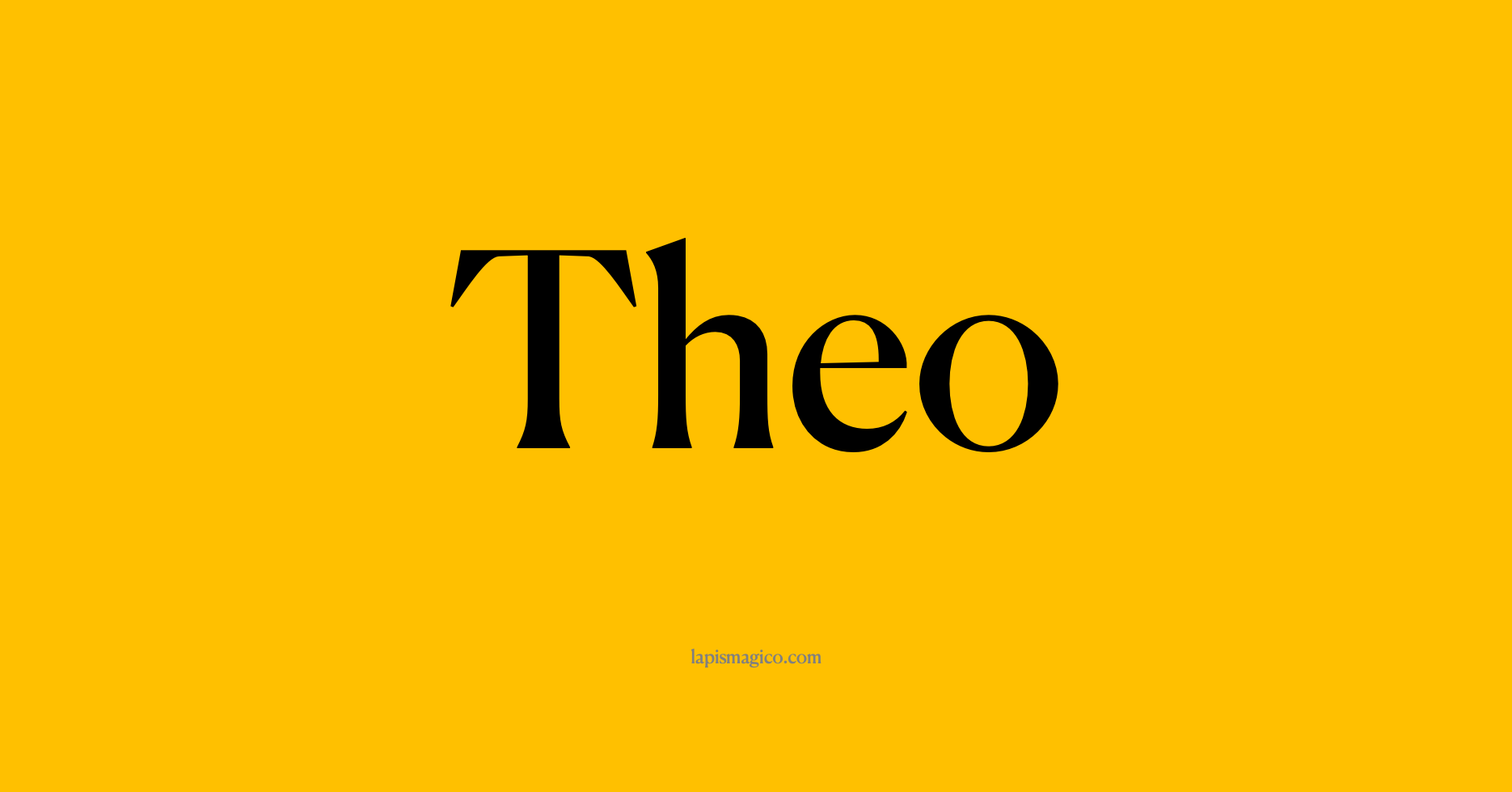 Nome Theo