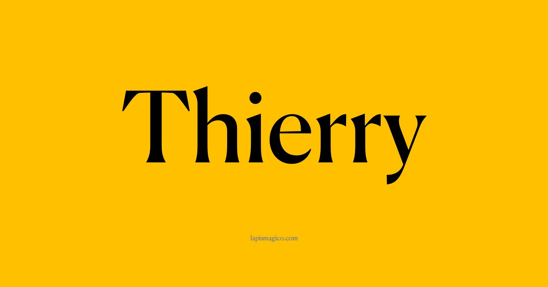 Nome Thierry