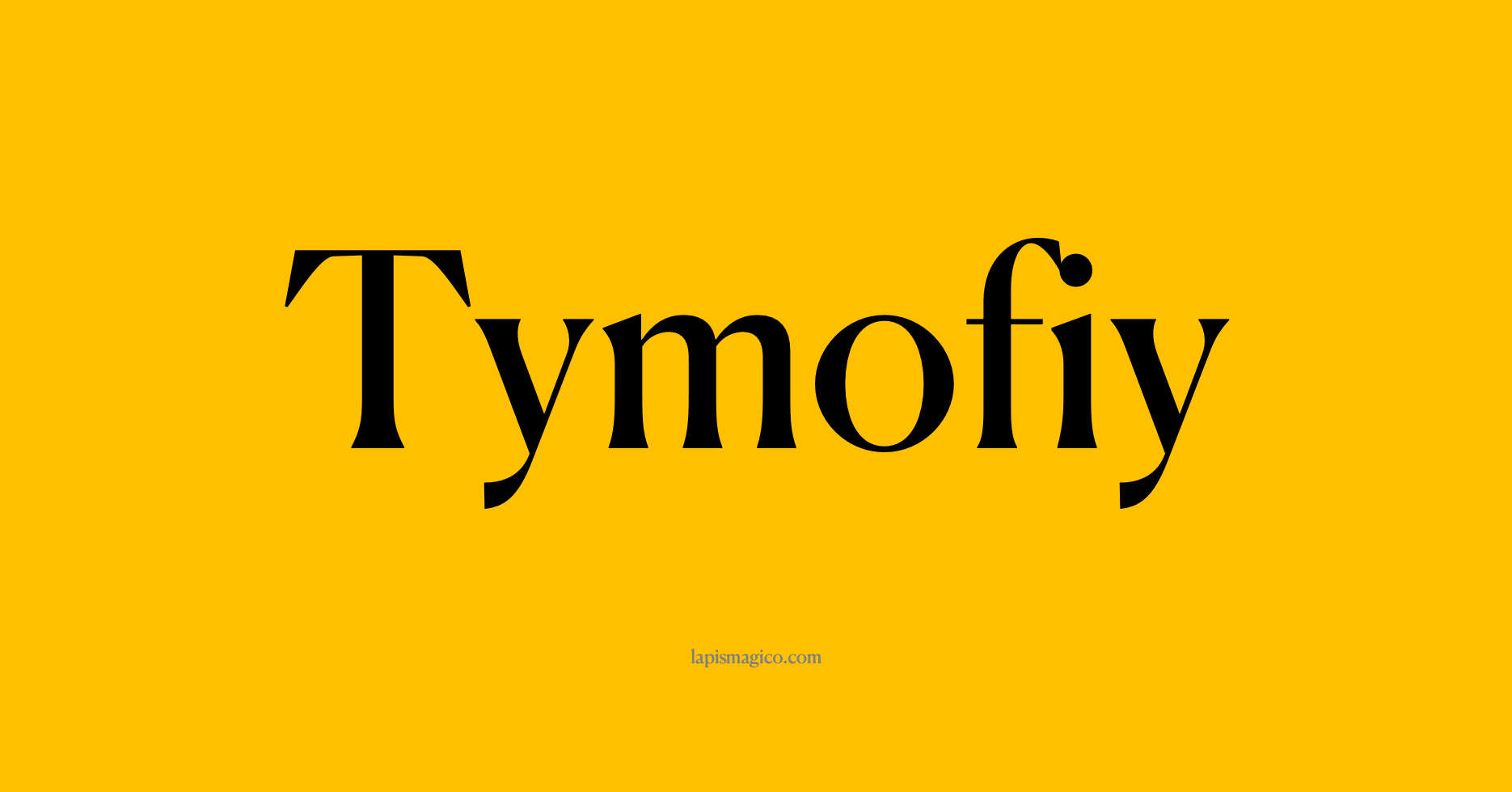 Nome Tymofiy