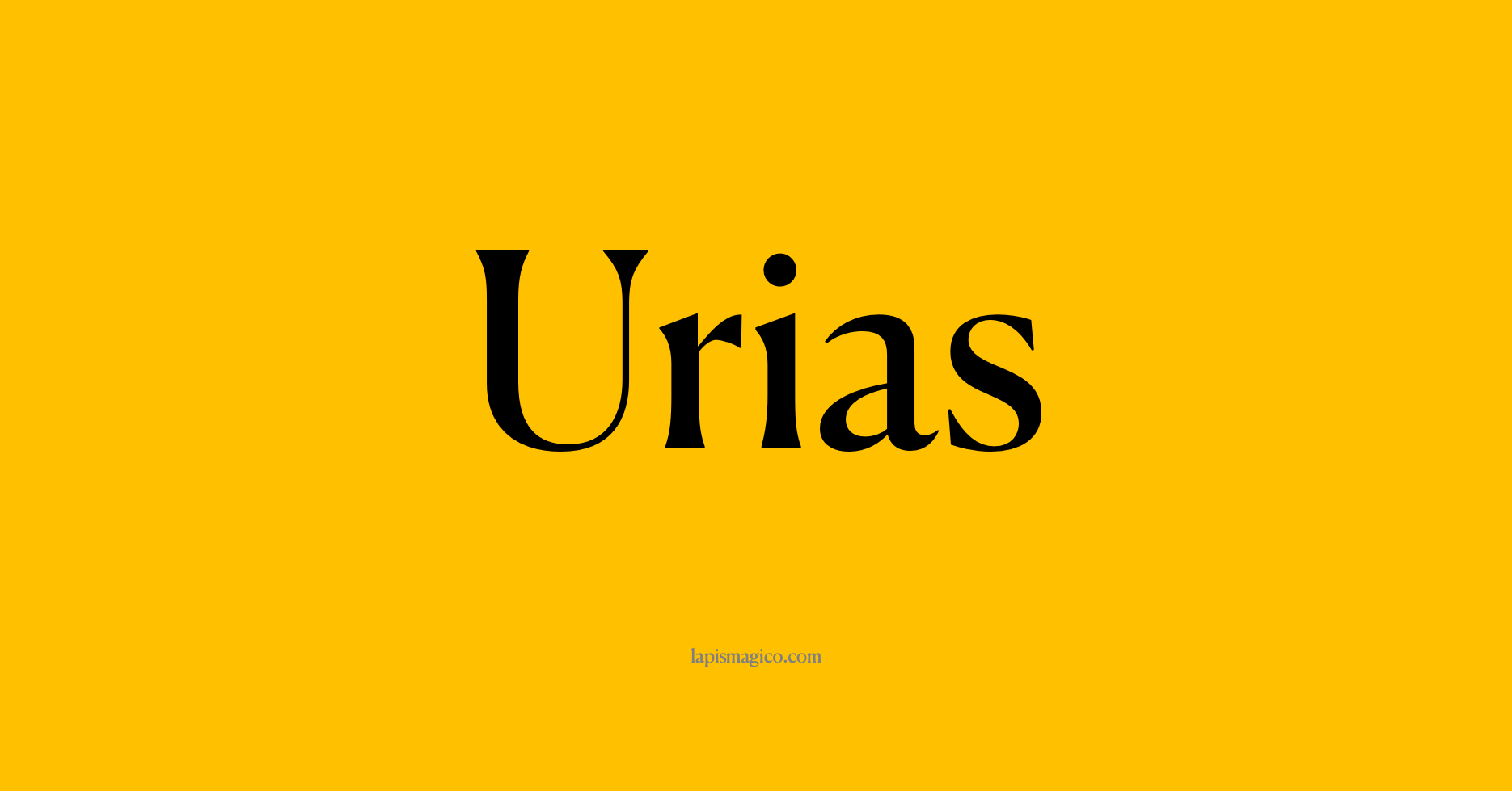 Nome Urias