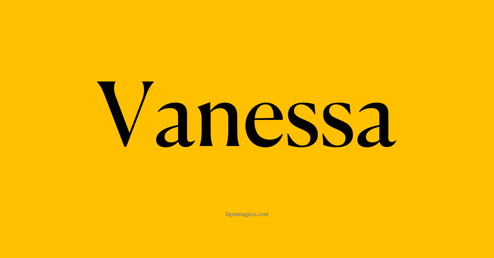 Nome Vanessa