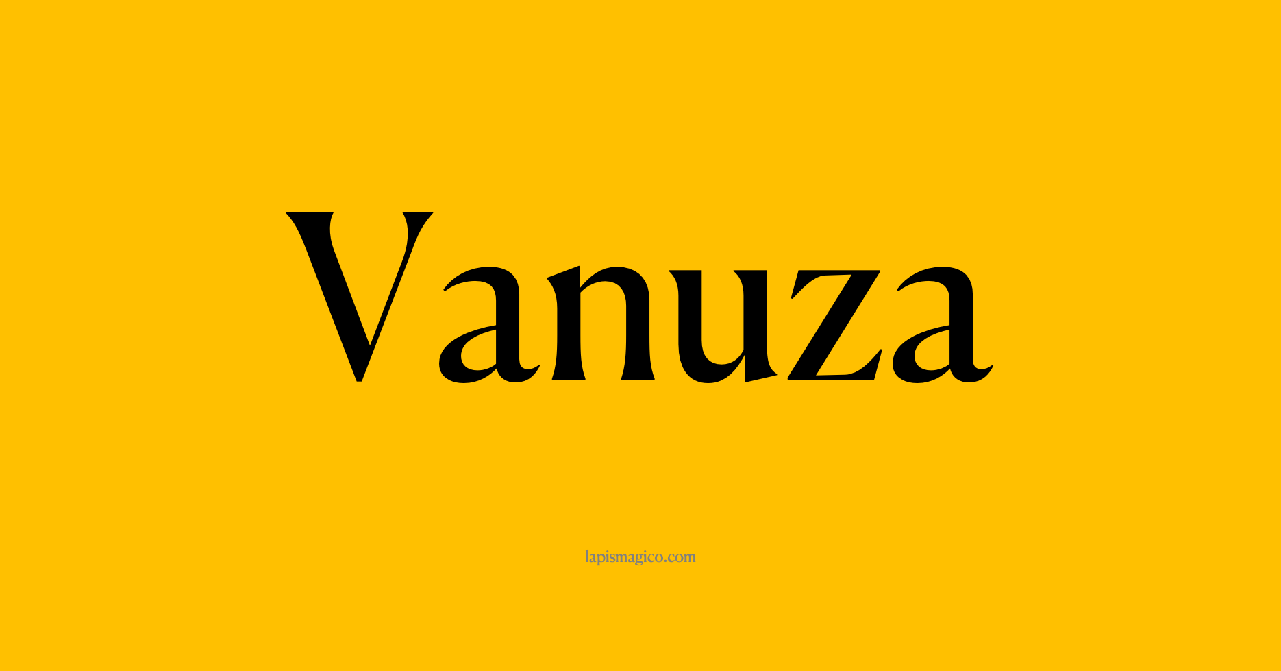 Nome Vanuza