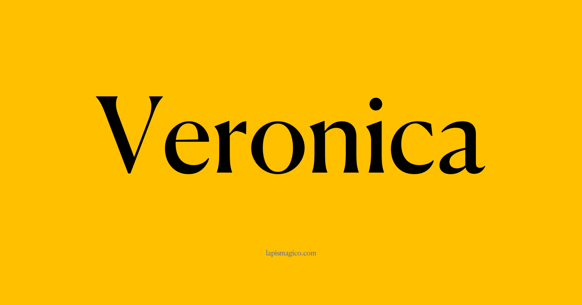 Nome Veronica