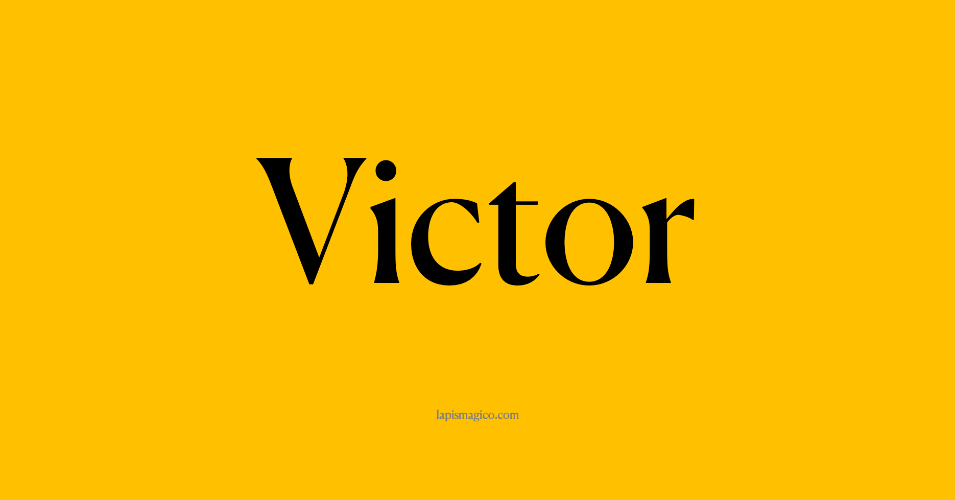 Nome Victor