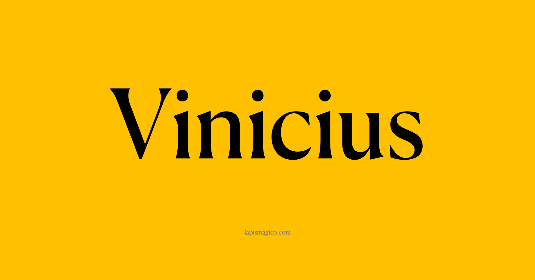Nome Vinicius