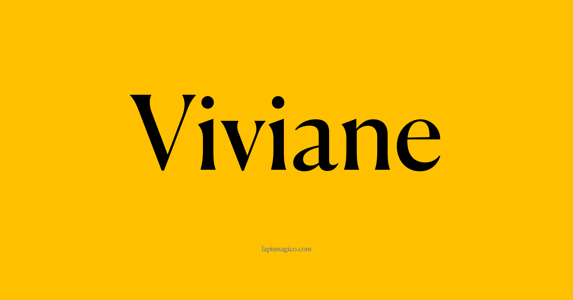 Nome Viviane