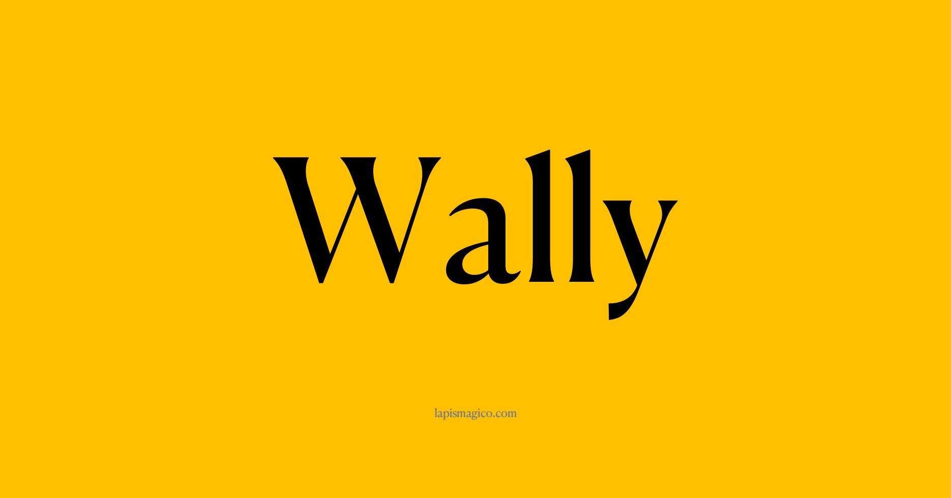 Nome Wally