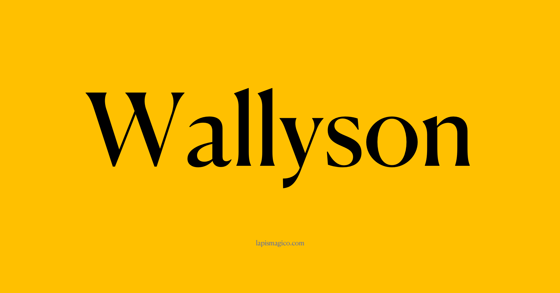 Nome Wallyson