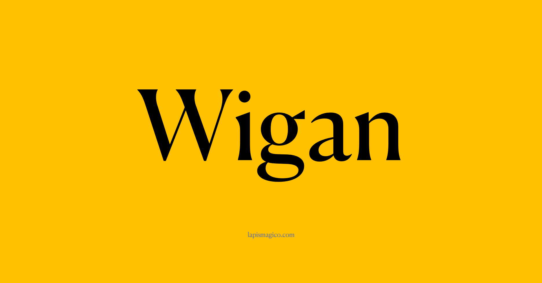 Nome Wigan