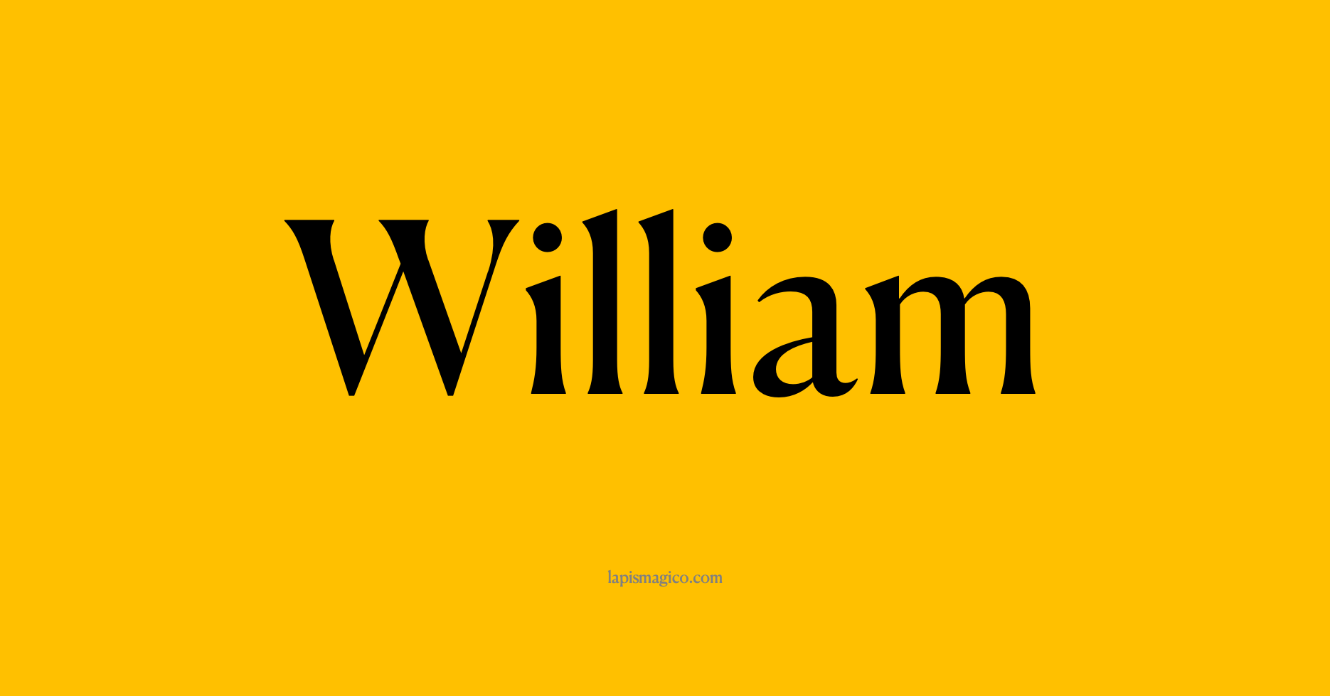 Nome William