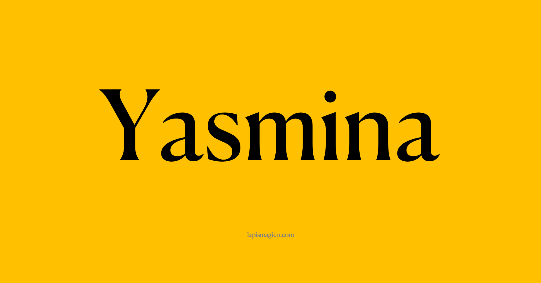 Nome Yasmina