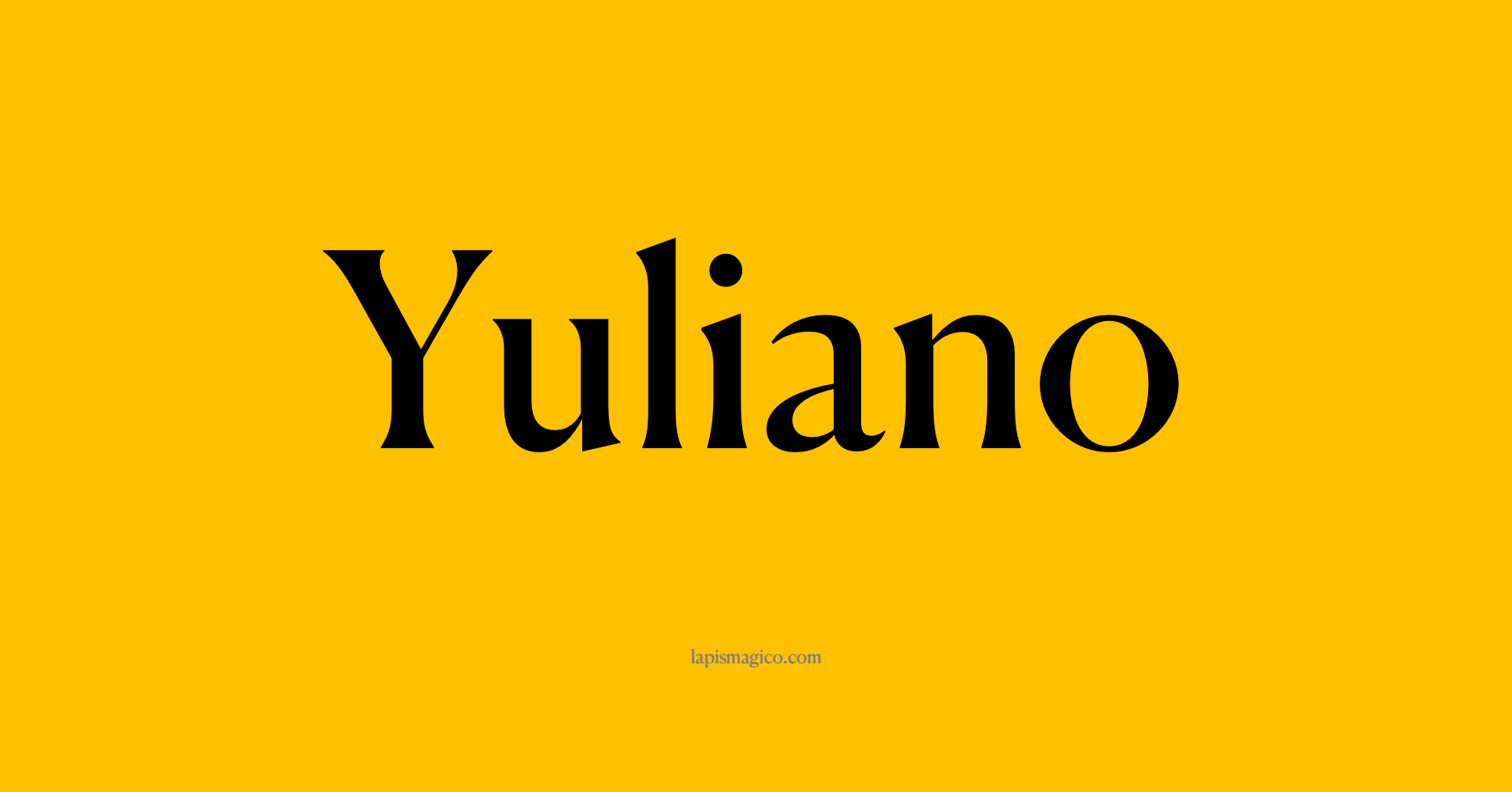 Nome Yuliano