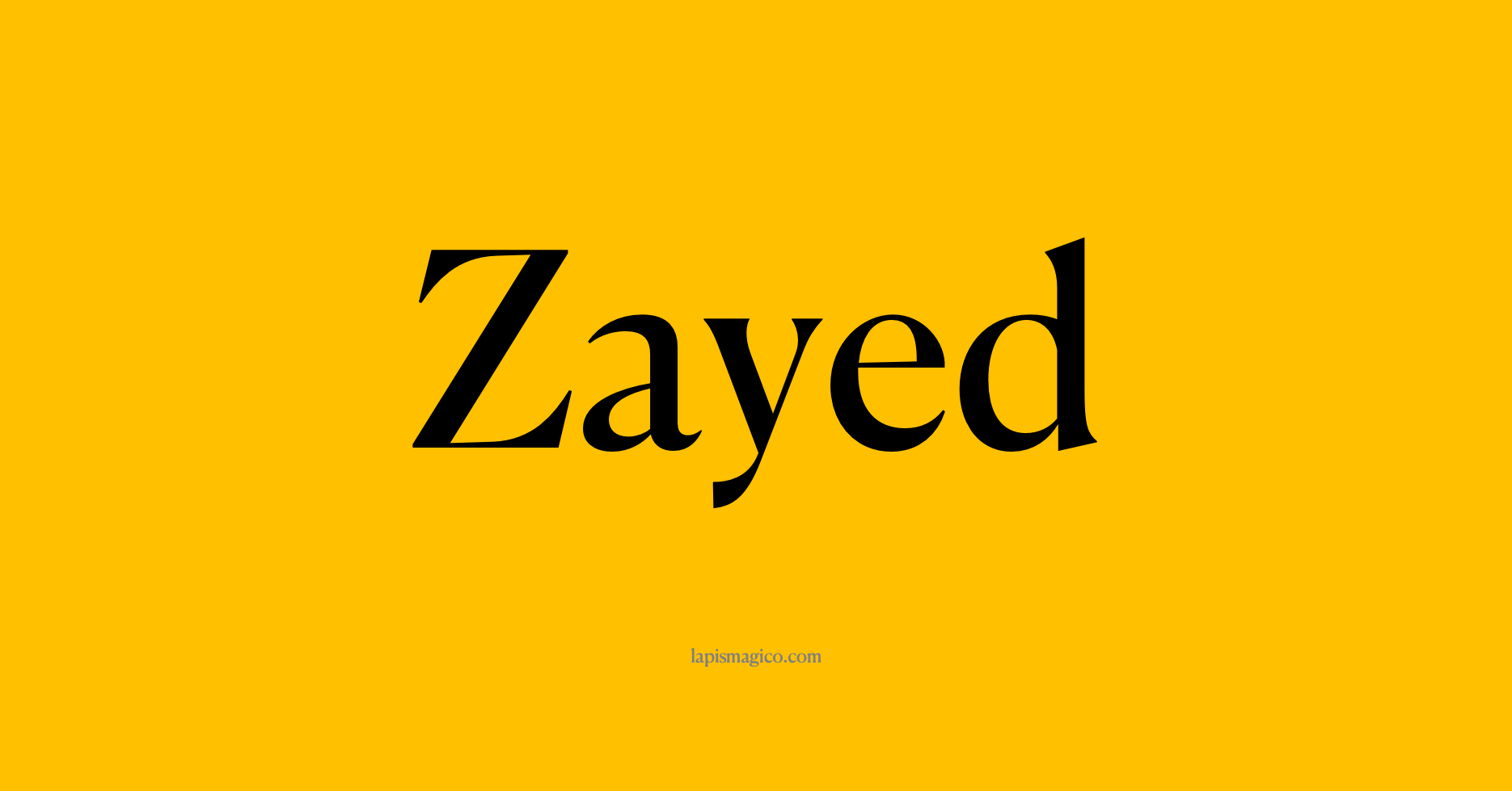 Nome Zayed