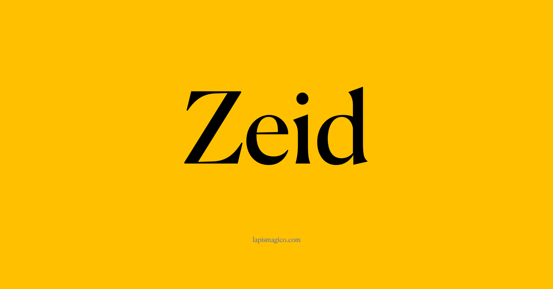 Nome Zeid