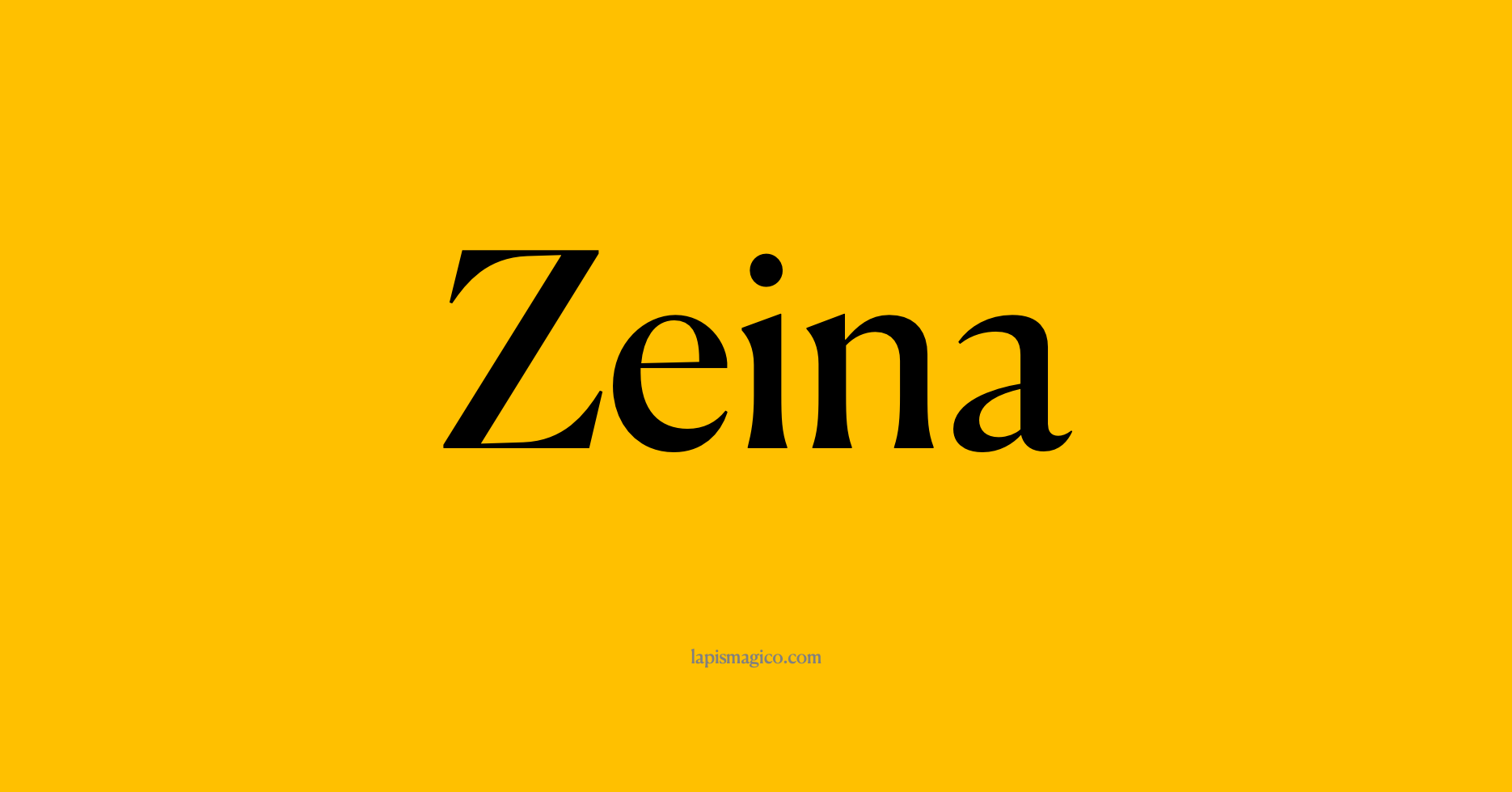 Nome Zeina