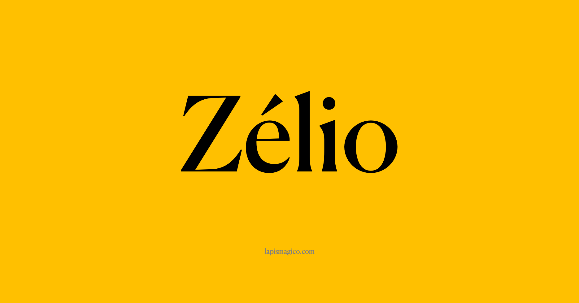 Nome Zélio