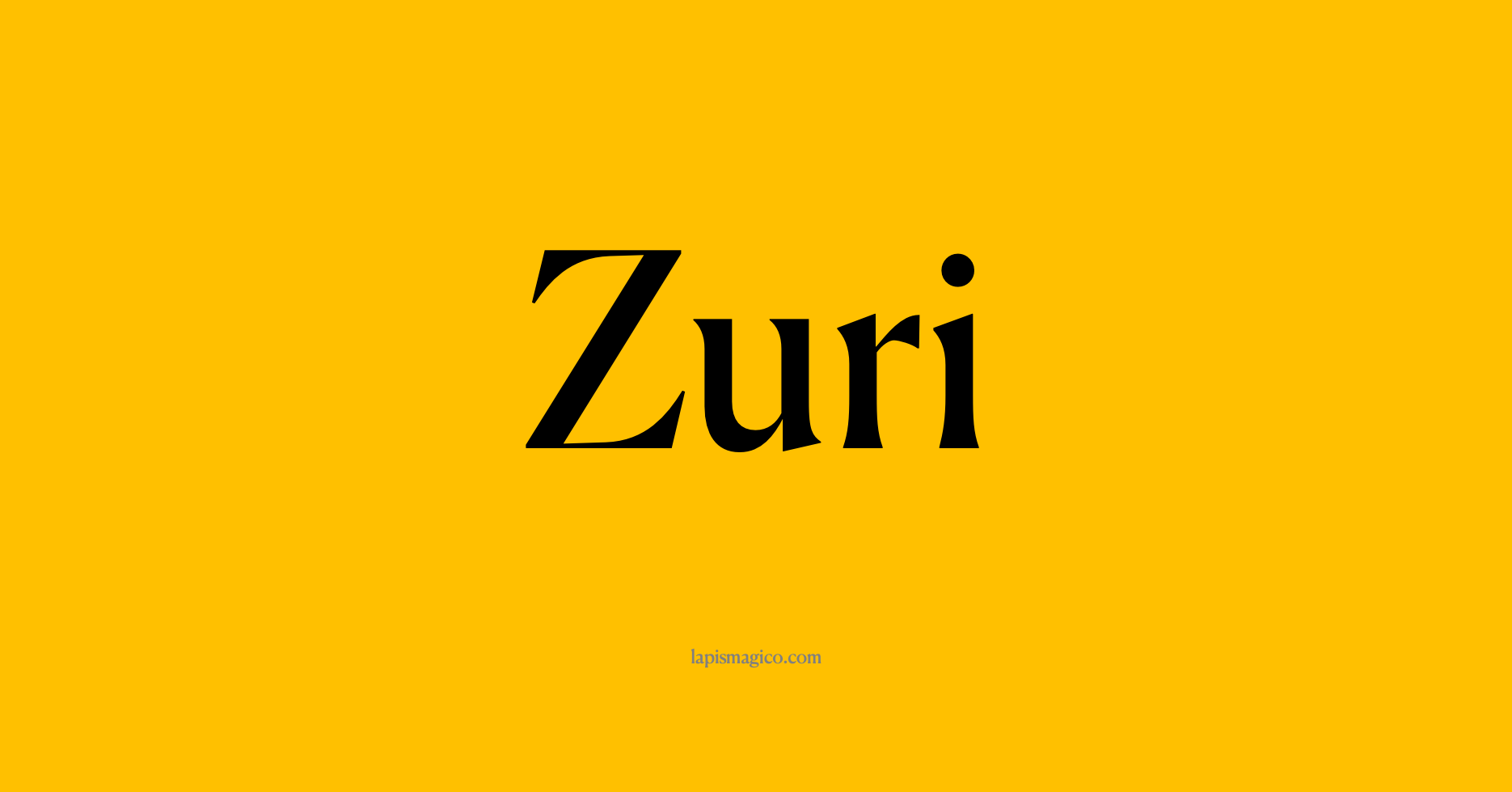 Nome Zuri